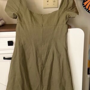 Princess Polly Khaki Mini Dress